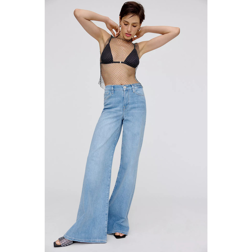 Frame Le Palazzo Wide-Leg Jeans - New 29 Waist